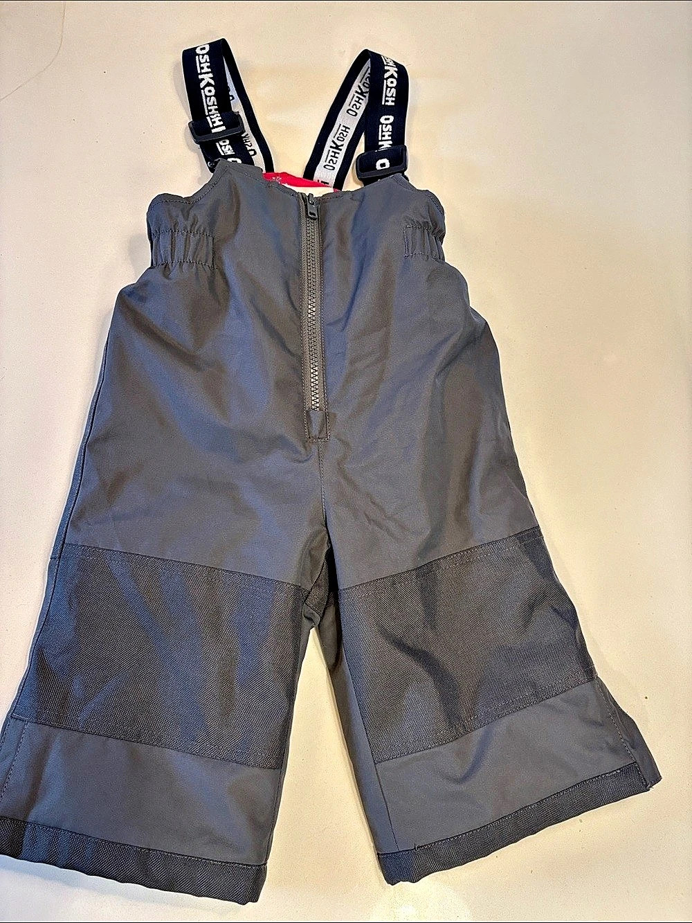 OshKosh B'gosh Baby Heavyweight Snow Pant  12M Gray & Pink
